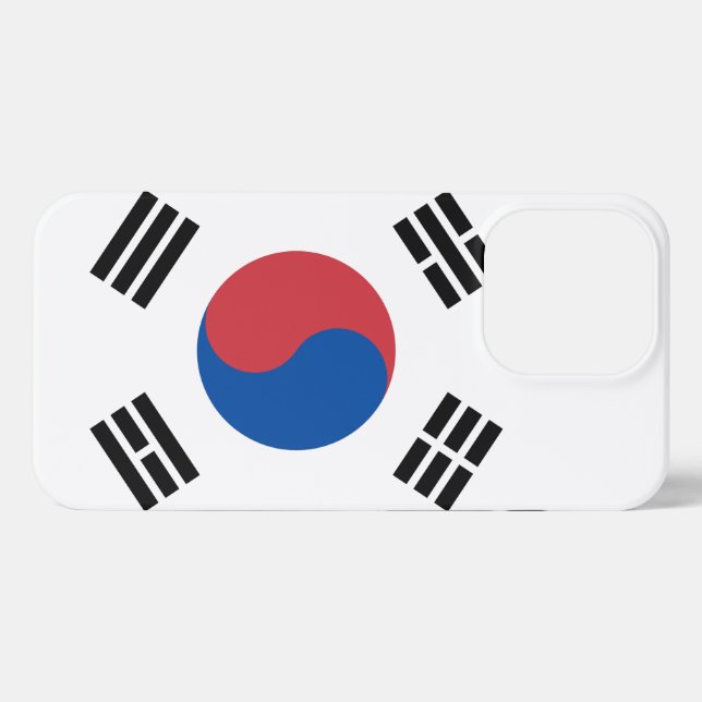 South Korea iPhone Case (Back Horizontal)