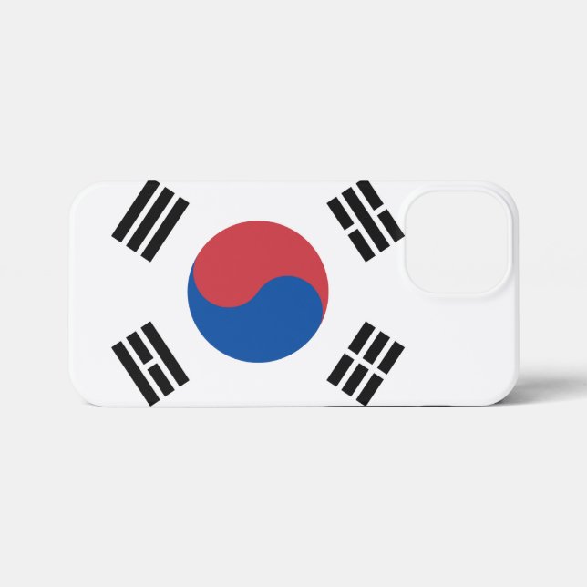 South Korea iPhone Case (Back Horizontal)