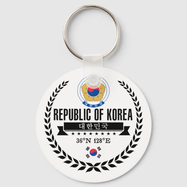 South Korea Key Ring (Front)