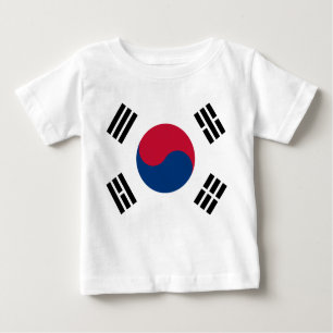 South Korea Korean Flag Seoul S.K. Koreans Pride Baby T-Shirt