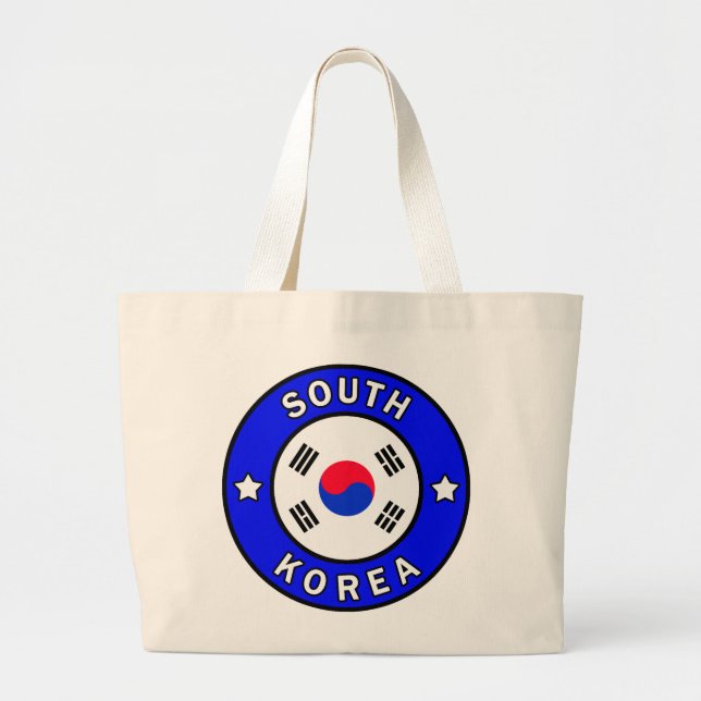 South Korea Large Tote Bag (Front)