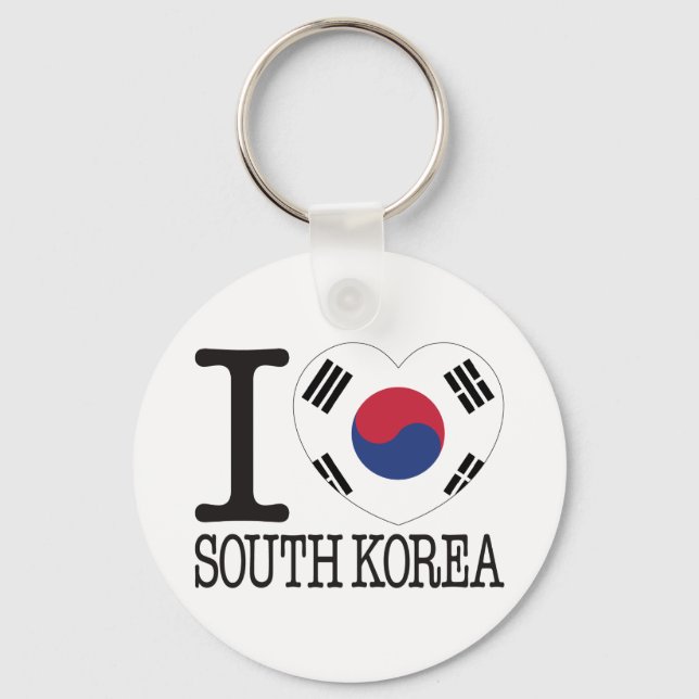 South Korea Love v2 Key Ring (Front)