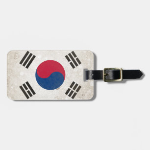 South Korea Luggage Tag