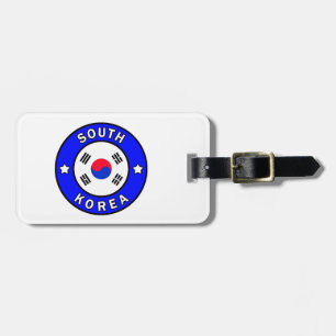 South Korea Luggage Tag