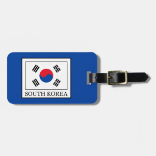 South Korea Luggage Tag