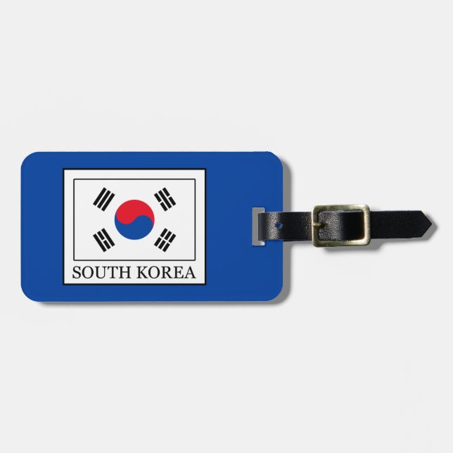 South Korea Luggage Tag (Front Horizontal)