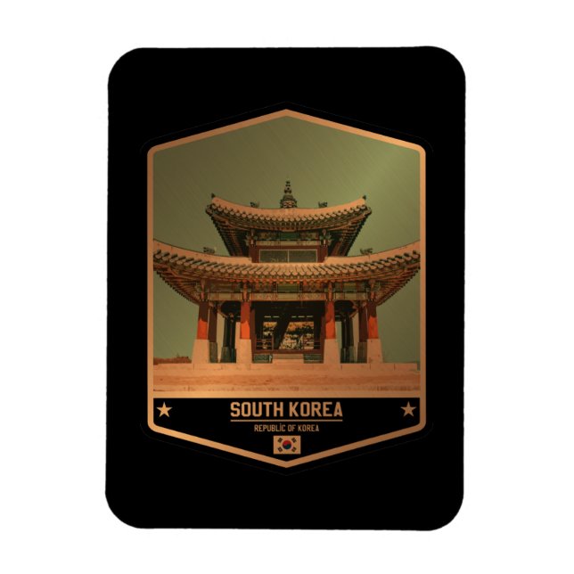 South Korea Magnet (Vertical)