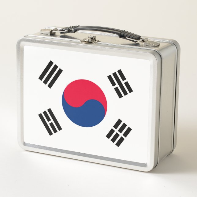 South Korea Metal Lunch Box (Front)