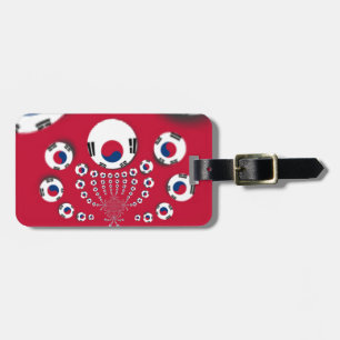 South Korea National Flag: Korean Taegeukgi Pride Luggage Tag