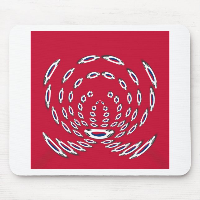South Korea National Flag: Korean Taegeukgi Pride  Mouse Pad (Front)