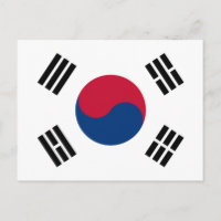 South Korea National World Flag