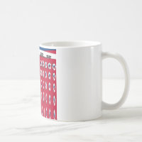 South Korea Polka Dot Flag Art Design: A Red Base 
