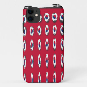 South Korea PolkaDot flag Case-Mate iPhone Case
