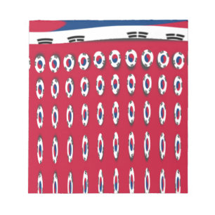 South Korea PolkaDot flag Notepad