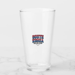 South Korea Soccer 2026 Soccer Bold Country Typogr Glass
