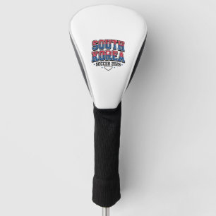South Korea Soccer 2026 Soccer Bold Country Typogr Golf Head Cover