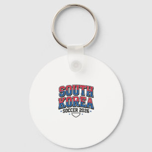 South Korea Soccer 2026 Soccer Bold Country Typogr Key Ring