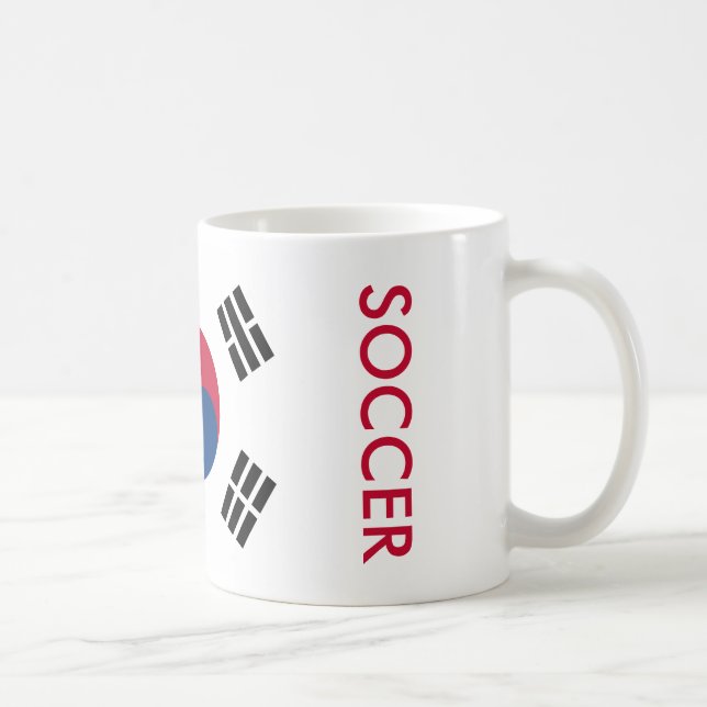 SOUTH KOREA SOCCER COFFEE MUG (Right)