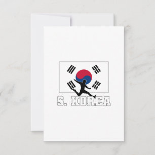 South Korea Soccer National Team Card