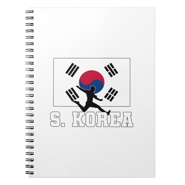 South Korea Soccer National Team Notebook (Front)