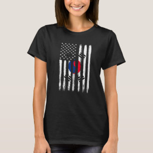South Korea South Korean Flag Football Soccer T-Shirt