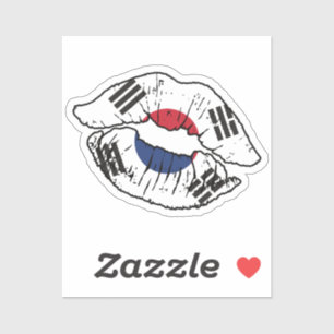 South Korea South Korean Lipstick Love Flag