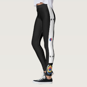 South Korea stripes flag Leggings