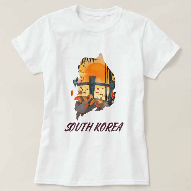 South Korea T-Shirt (Design Front)