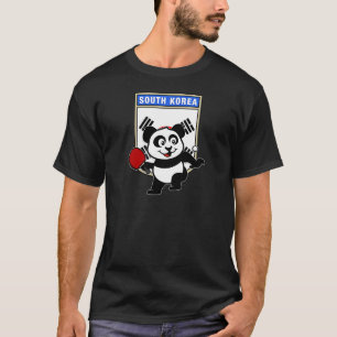 South Korea Table Tennis Panda T-Shirt