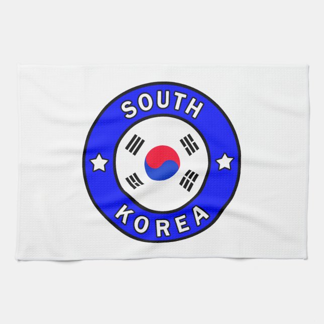 South Korea Tea Towel (Horizontal)
