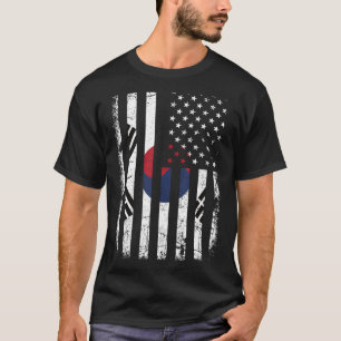 South Korean American Flag South Korea America Pri T-Shirt