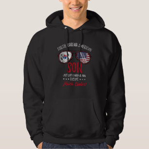 South Korean American Son Vintage Hoodie