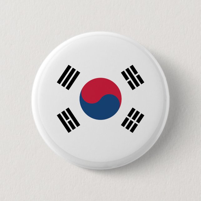  South Korean Flag Button (Front)