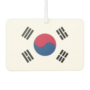 South Korean flag Car Air Freshener