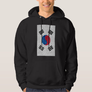 South Korean Flag For Koreans Vintage Flag Of Sout Hoodie