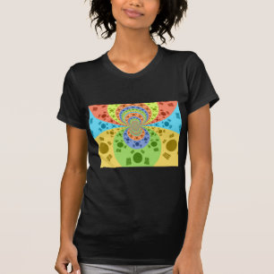 South Korean Flag Inspired Abstract Art Print T-Shirt