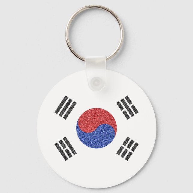 South Korean Flag Key Ring (Front)