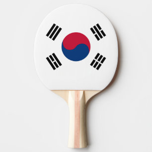 South Korean flag ping pong paddle for tabletennis