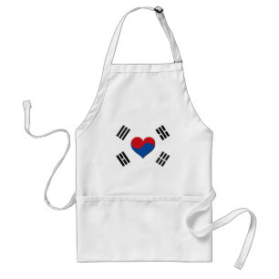 South Korean Heart Standard Apron