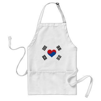 South Korean Heart Standard Apron