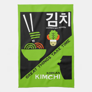 South Korean Kimchi Tea Towel