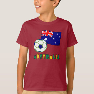 South Korean Soccer Ball and Flag T-Shirt