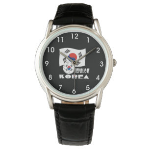 South Korean Soccer Ball and Flag Watch
