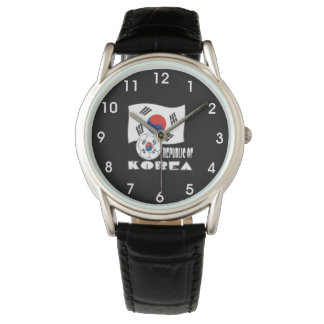 South Korean Soccer Ball and Flag Watch