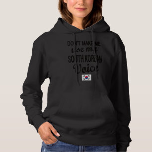 South Korean Voice South Korea South Korean Roots Hoodie