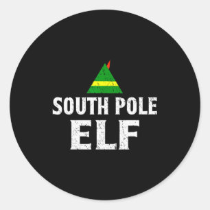 South Le Elf T Shirt Elf Shirts  Classic Round Sticker