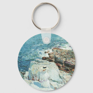 South Ledges, Appledore by Frederick Childe Hassam Key Ring