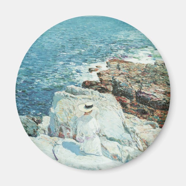 South Ledges, Appledore by Frederick Childe Hassam Magnet (Front)