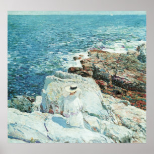 South Ledges, Appledore by Frederick Childe Hassam Poster