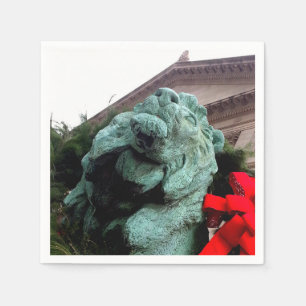South Lion at the Art Institute of Chicago Napkin